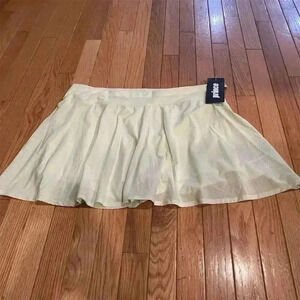 Prince Women's XL lime greenTennis Skort with Built-In Shorts & Pocket